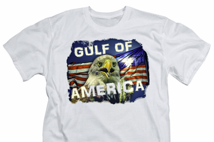 gulf of america t-shirt white