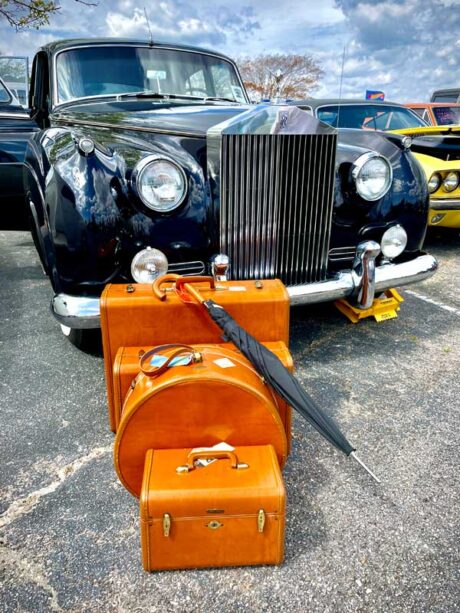 rolls royce with luggage myrtle beach car show